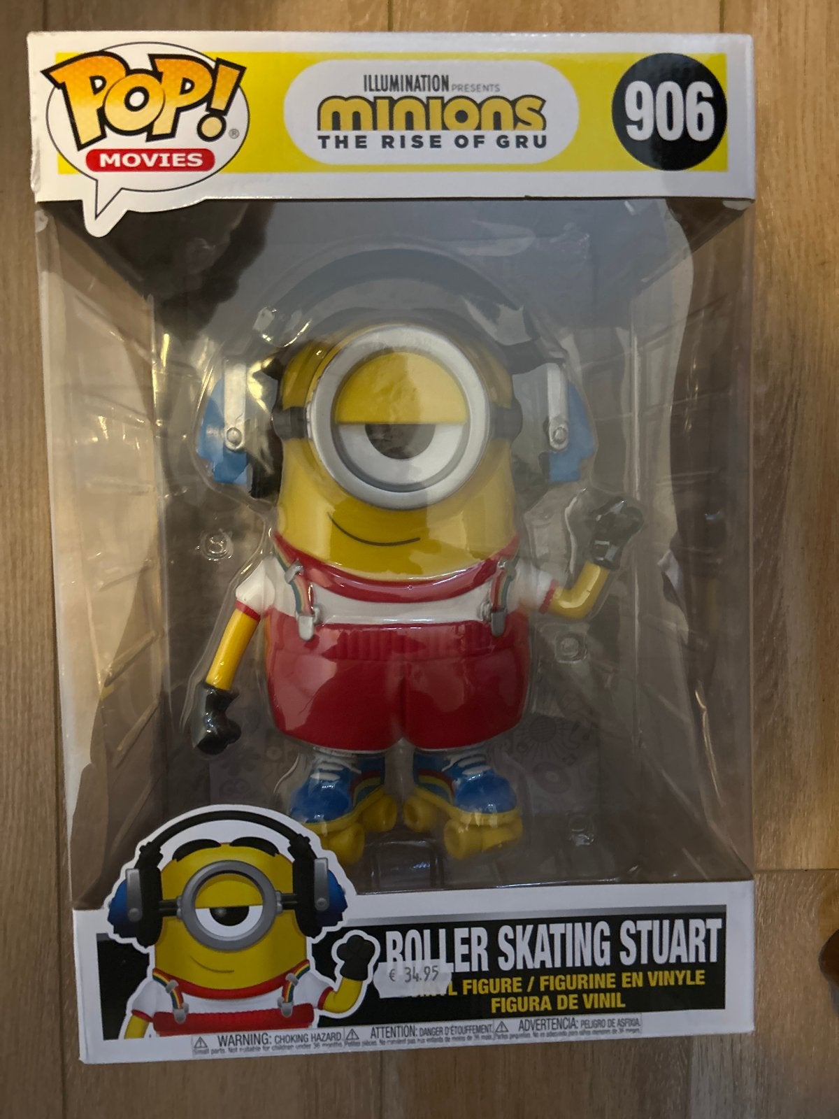 Funko Pop! Minions: The Rise of Gru - Roller Skating Stuart, Ophalen of Verzenden, Nieuw