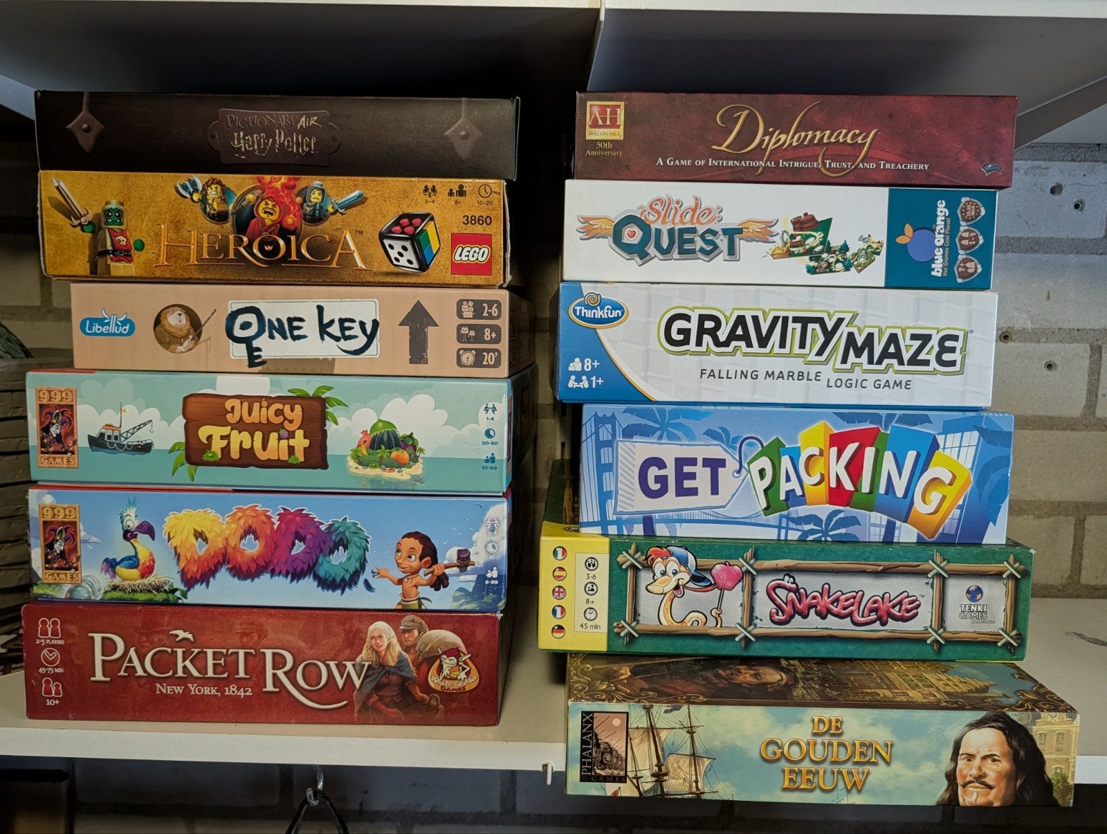 Diverse bordspellen - compleet, Ophalen of Verzenden, Gebruikt