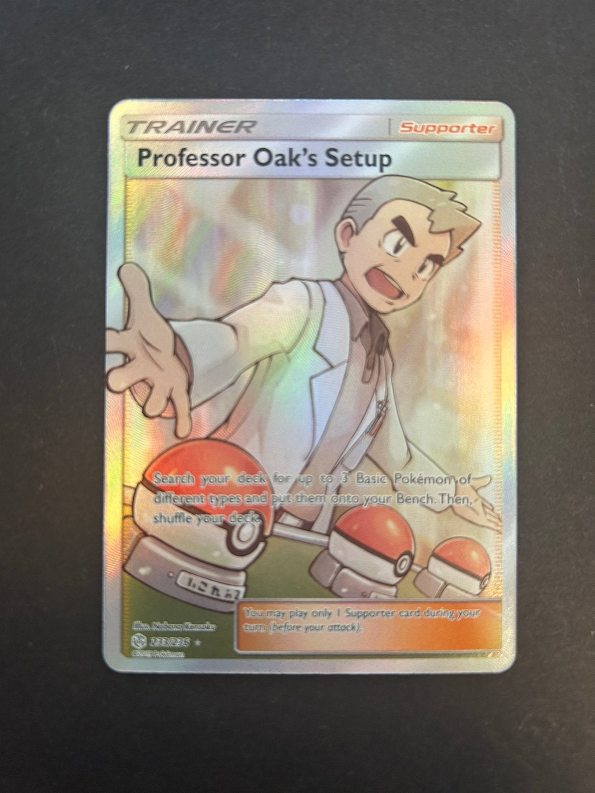 Professor oak’s setup Pokemon zelfzaam, Ophalen of Verzenden, Zo goed als nieuw