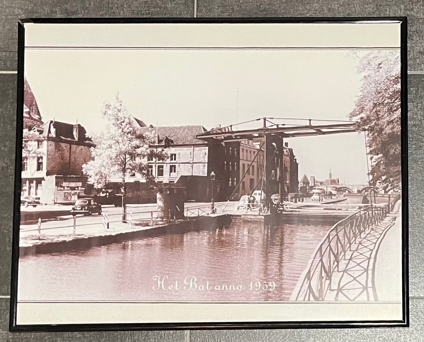 Ingelijste foto 'Het Bat anno 1959', Ophalen