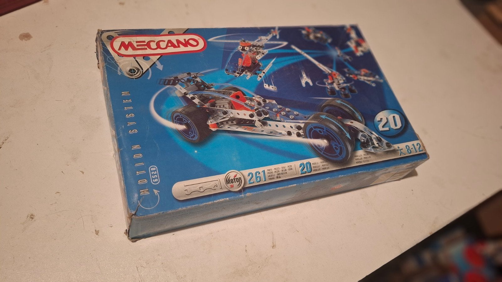 Meccano Motion System 261 Bouwset - Raceauto, Ophalen of Verzenden, Gebruikt, Overige merken