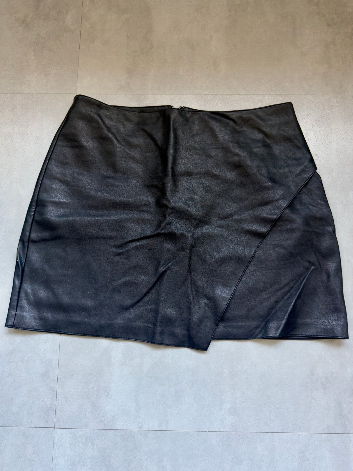 Costes Rebel gecoate rok - Maat L, Ophalen, Zwart, Maat 42/44 (L), Gedragen