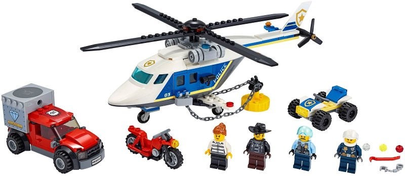 LEGO City 60243 Police Helicopter Chase, City, Lego, Nieuw, Complete set