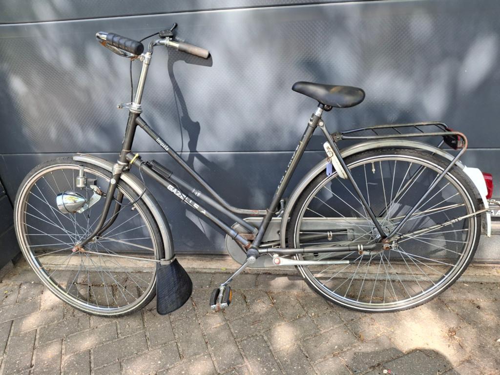 Stationsfiets Damesfiets Gazelle Impala 28", Ophalen, Gebruikt, Terugtraprem, Gazelle