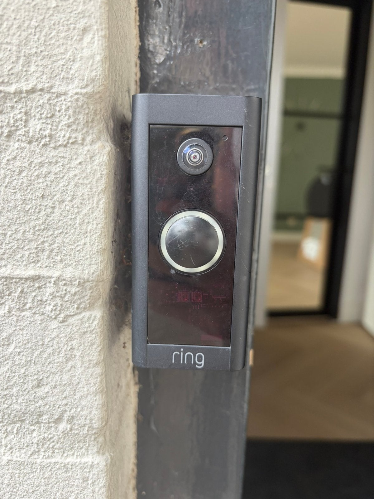 Ring deurbel, Ophalen of Verzenden, Ingebouwde camera, Gebruikt, Bedraad