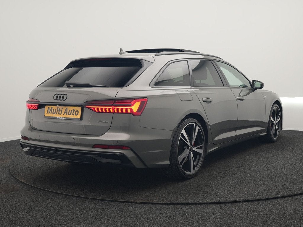 Audi A6 Avant 55 TFSI e Quattro Facelift S Line Competition, Automaat, Gebruikt, Zwart, 4 cilinders