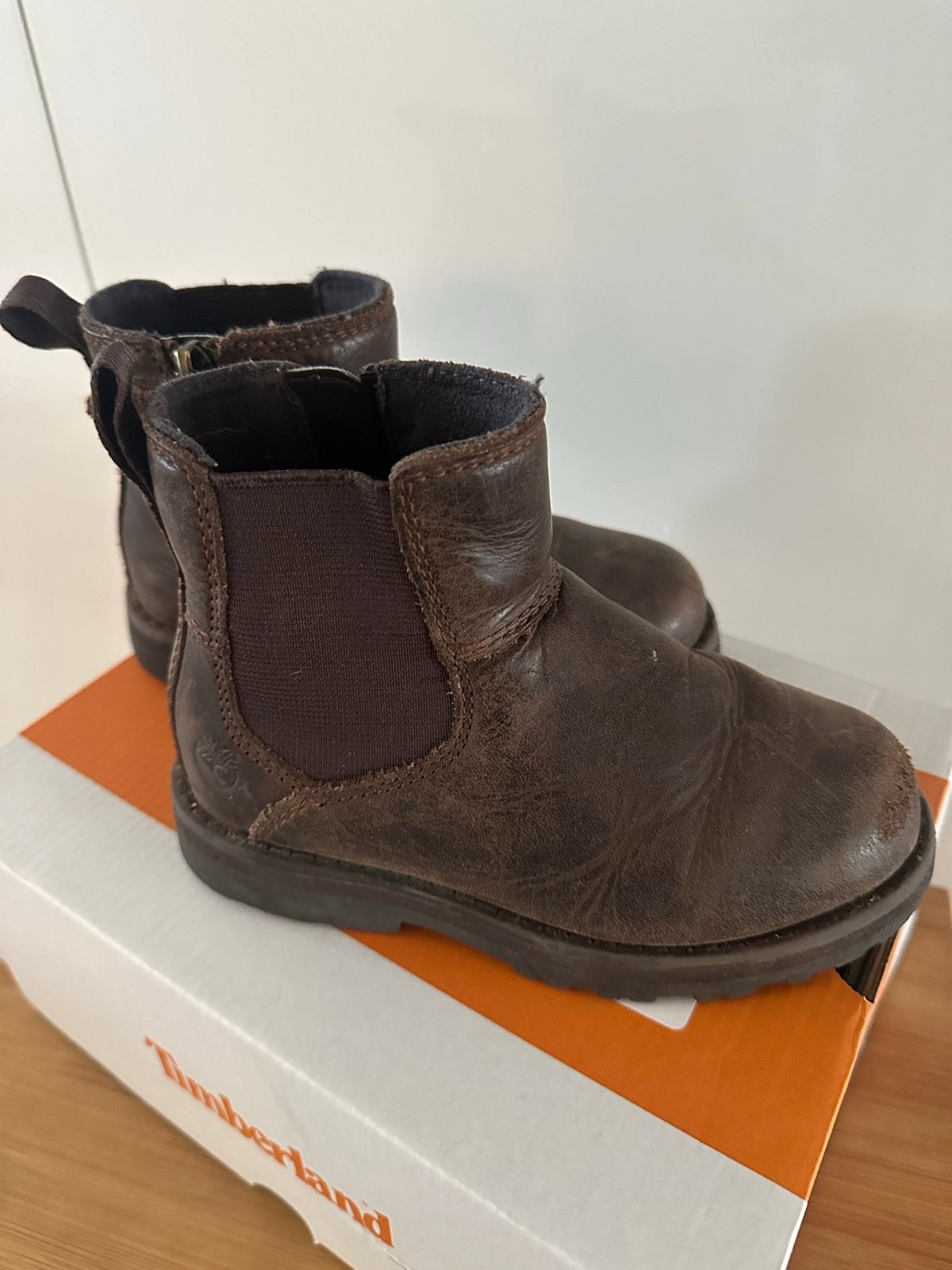 Timberland Chelsea boots bruin  maat 27, Kinderen en Baby's, Jongen of Meisje, Ophalen of Verzenden, Laarzen, Zo goed als nieuw