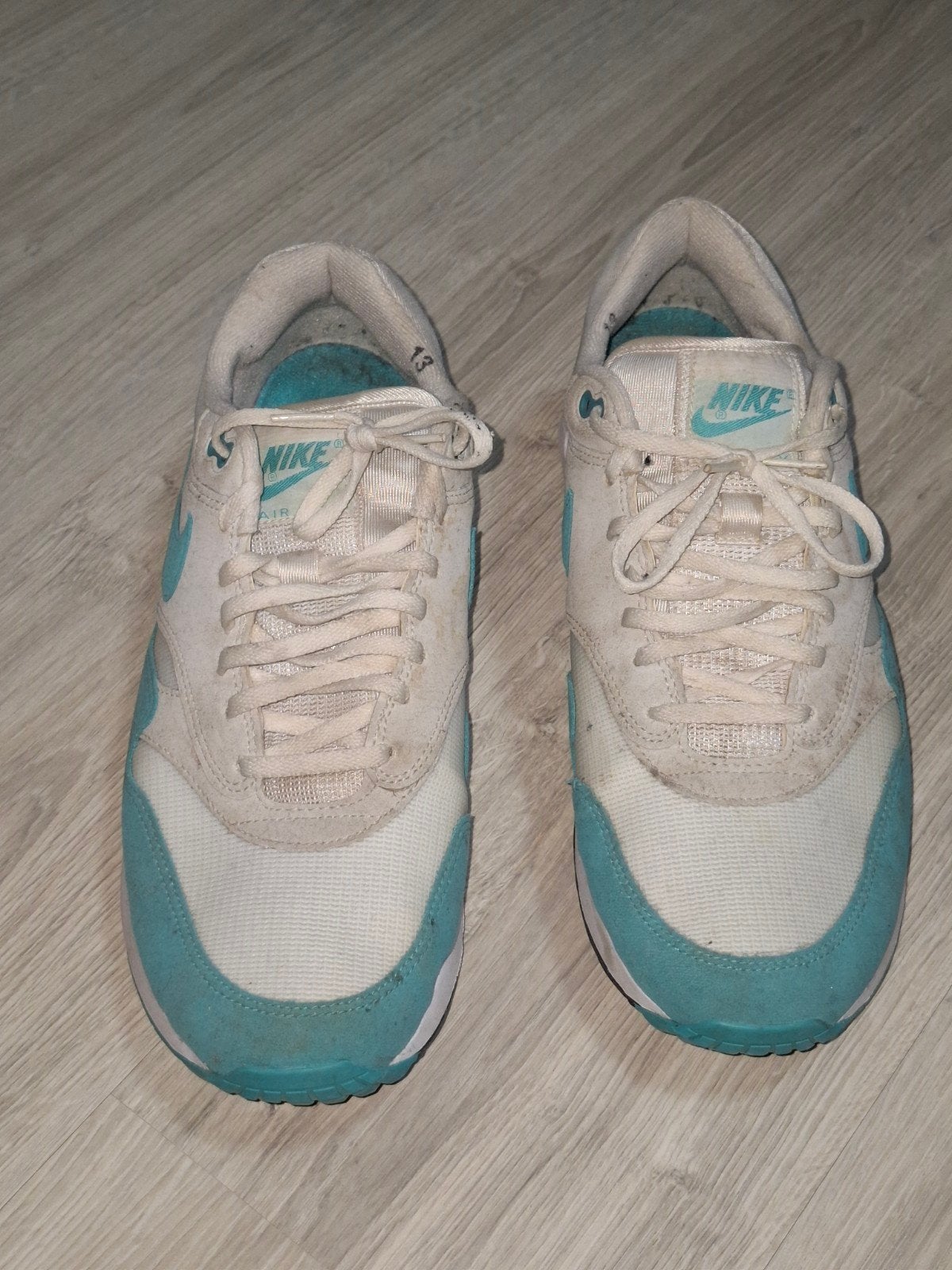 Nike Air Max 1 Clear Jade - Maat 47,5, Kleding | Heren, Overige kleuren, Nike, Ophalen of Verzenden, Sneakers of Gympen