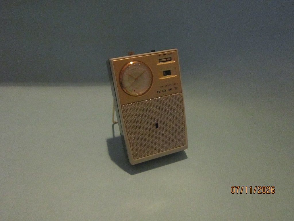 Sony Transistor radio / Watch Model TRW-621  Japan 1960, Ophalen of Verzenden