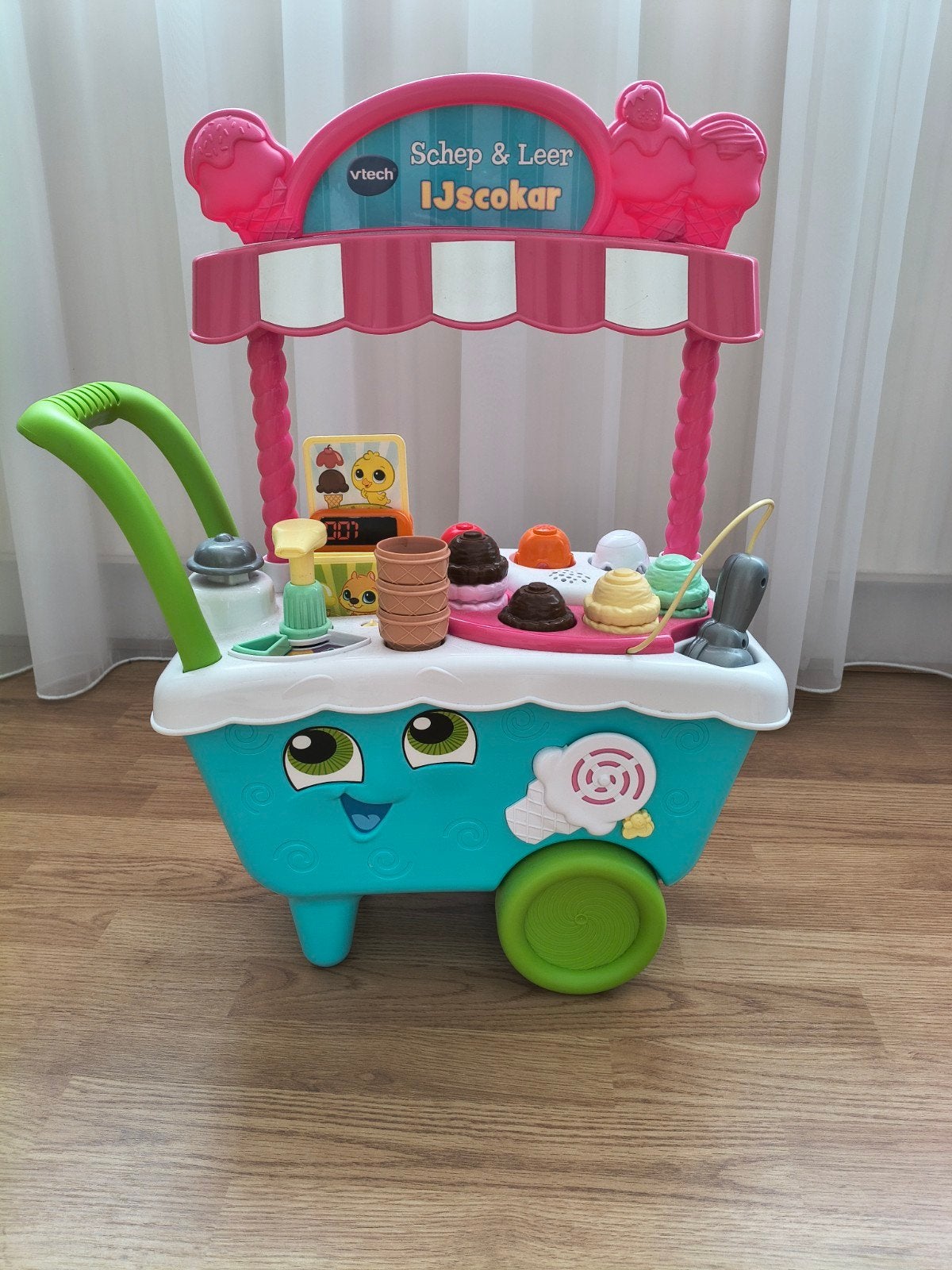 Ijscokar met geluid., Ophalen, Kunststof