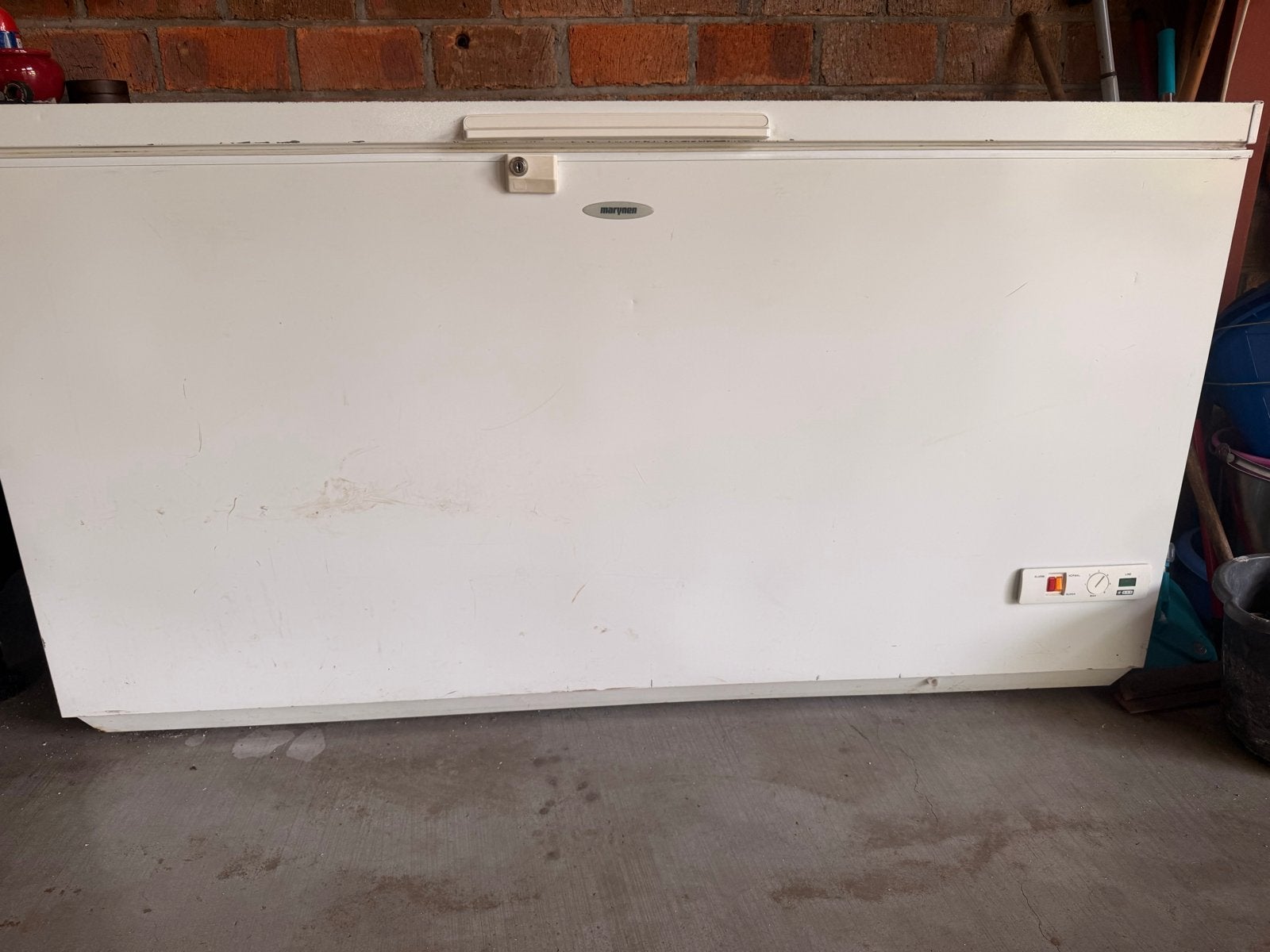 Marynen vrieskist 327L, Witgoed en Apparatuur, Vriezers en Diepvrieskisten, Vrieskist, Gebruikt, Minder dan 85 cm, Vrijstaand