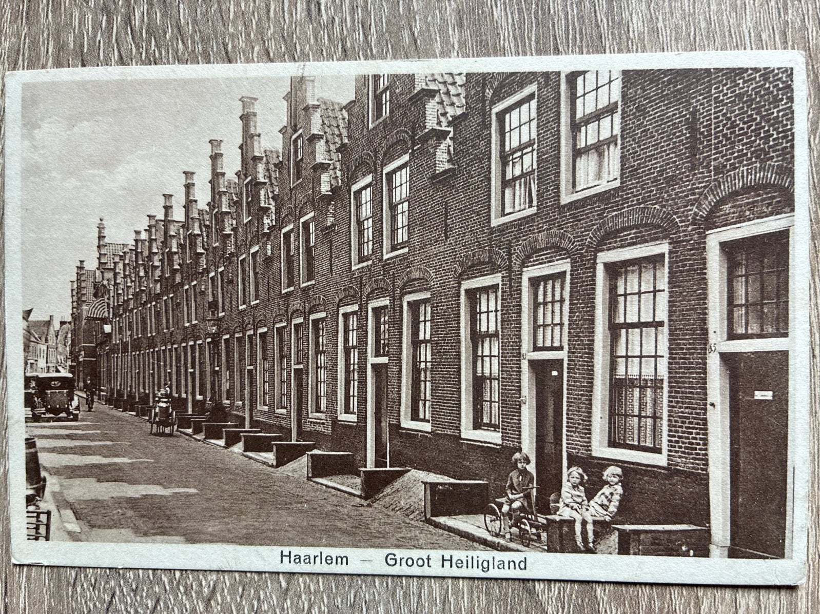 Oude Ansichtkaart Haarlem - Groot Heiligland (Gelopen), Ophalen of Verzenden, Voor 1920, Gelopen, Noord-Holland