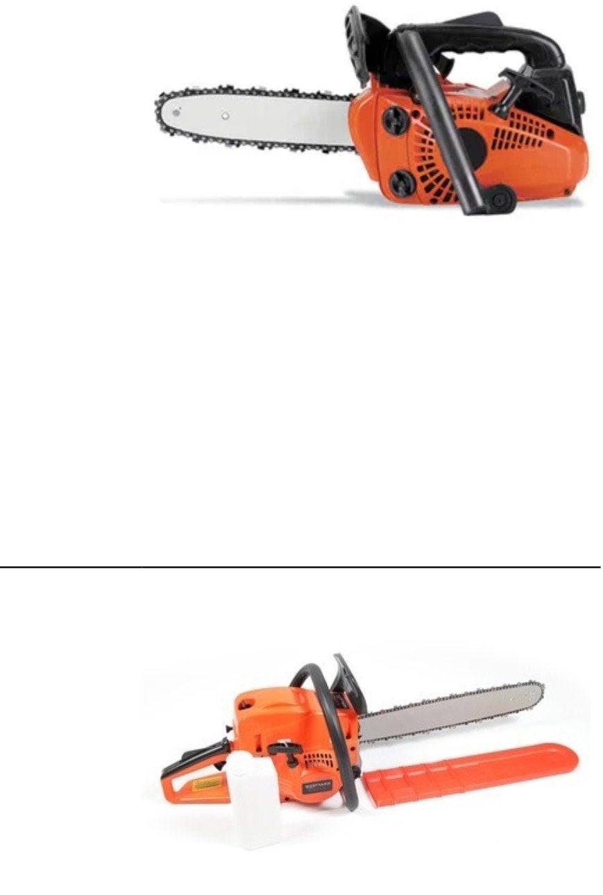 Krachtige Kettingzaag - Ideaal voor Tuin en Houtbewerking, 70 mm of meer, Kettingzaag, Nieuw, 600 tot 1200 watt