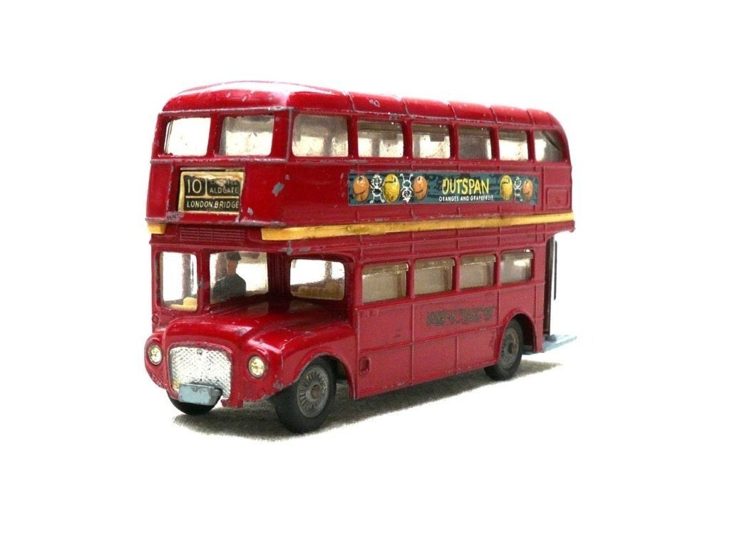 Corgi 468 Routemaster dubbeldekker Outspan 1/60., Ophalen of Verzenden