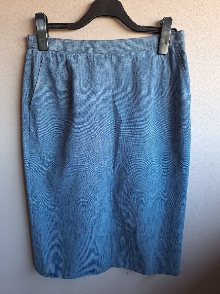 Nieuwe blauw gevoerde rok van Fisser, maat 42, Blauw, Maat 42/44 (L), Nieuw, Ophalen of Verzenden