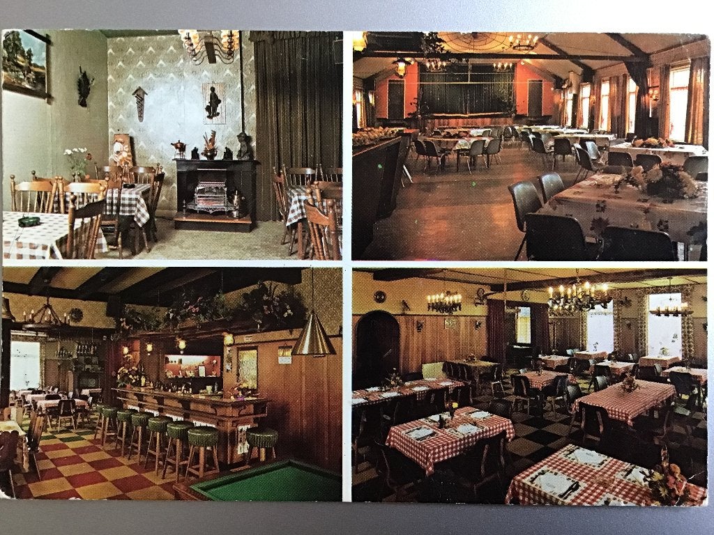 Oude Ansichtkaart Café Restaurant Brughuis Meerkerk 1982, Ophalen of Verzenden, 1980 tot heden, Gelopen, Zuid-Holland
