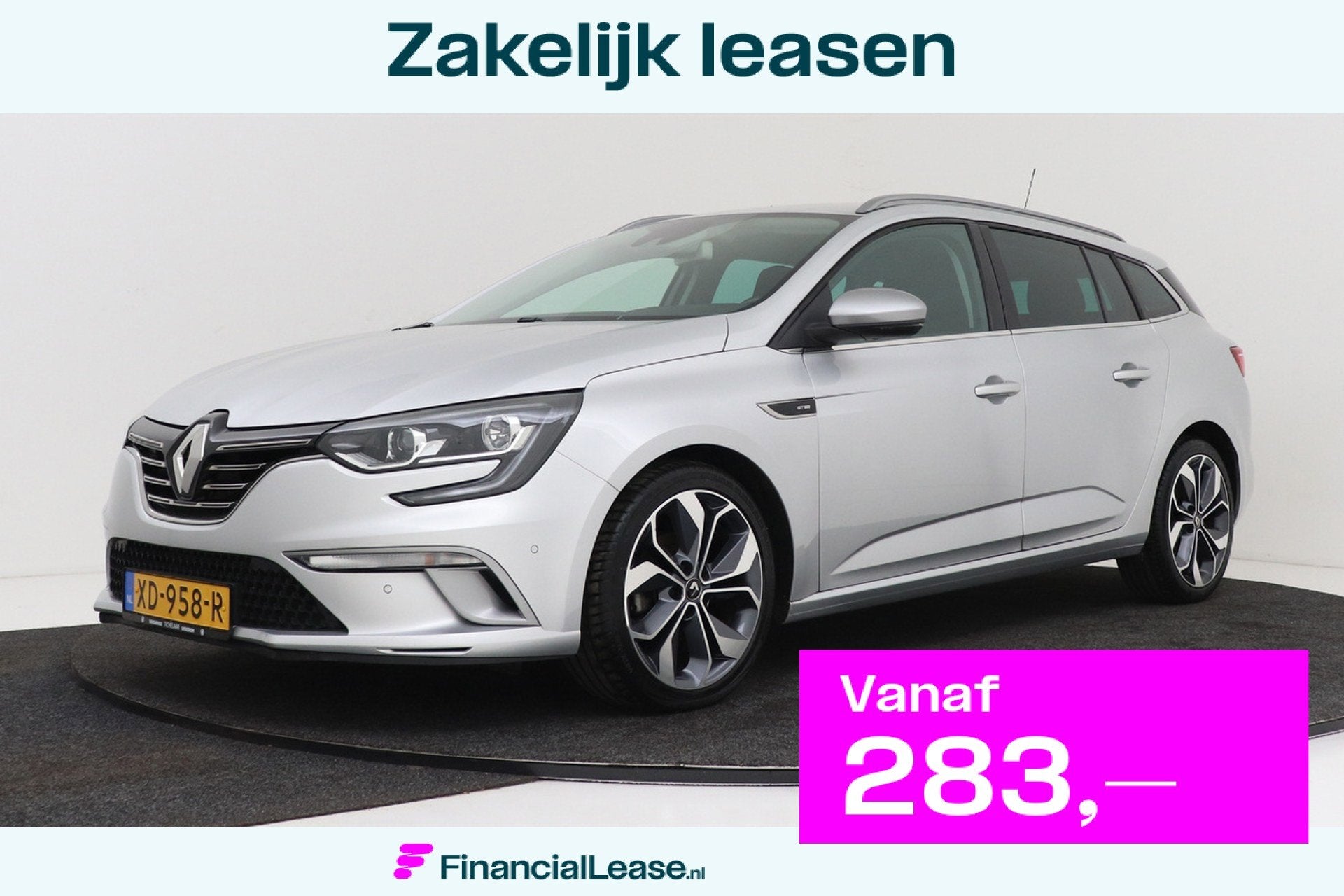 Renault Mégane Estate 1.2 TCe GT-Line | 29.000 KM! | Camera, Voorwielaandrijving, 4 cilinders, Leder en Stof, 132 pk
