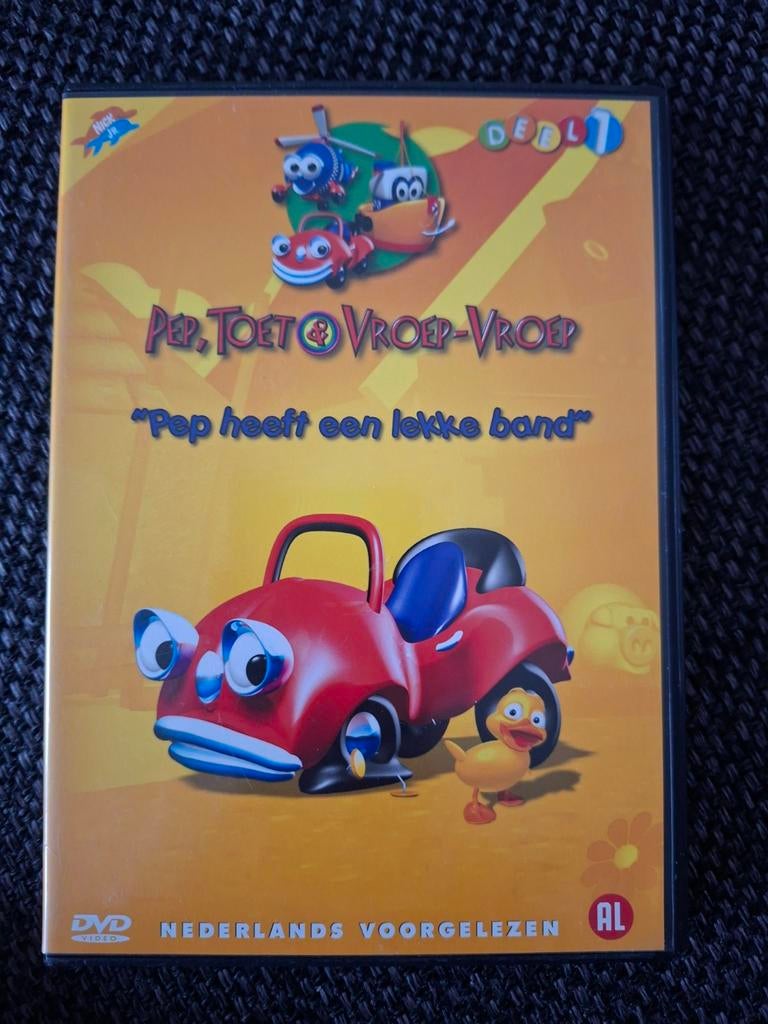 Pep, Toet & Vroep-Vroep: Pep heeft een lekke band (DVD), Gebruikt, Alle leeftijden, Ophalen of Verzenden, Tv fictie