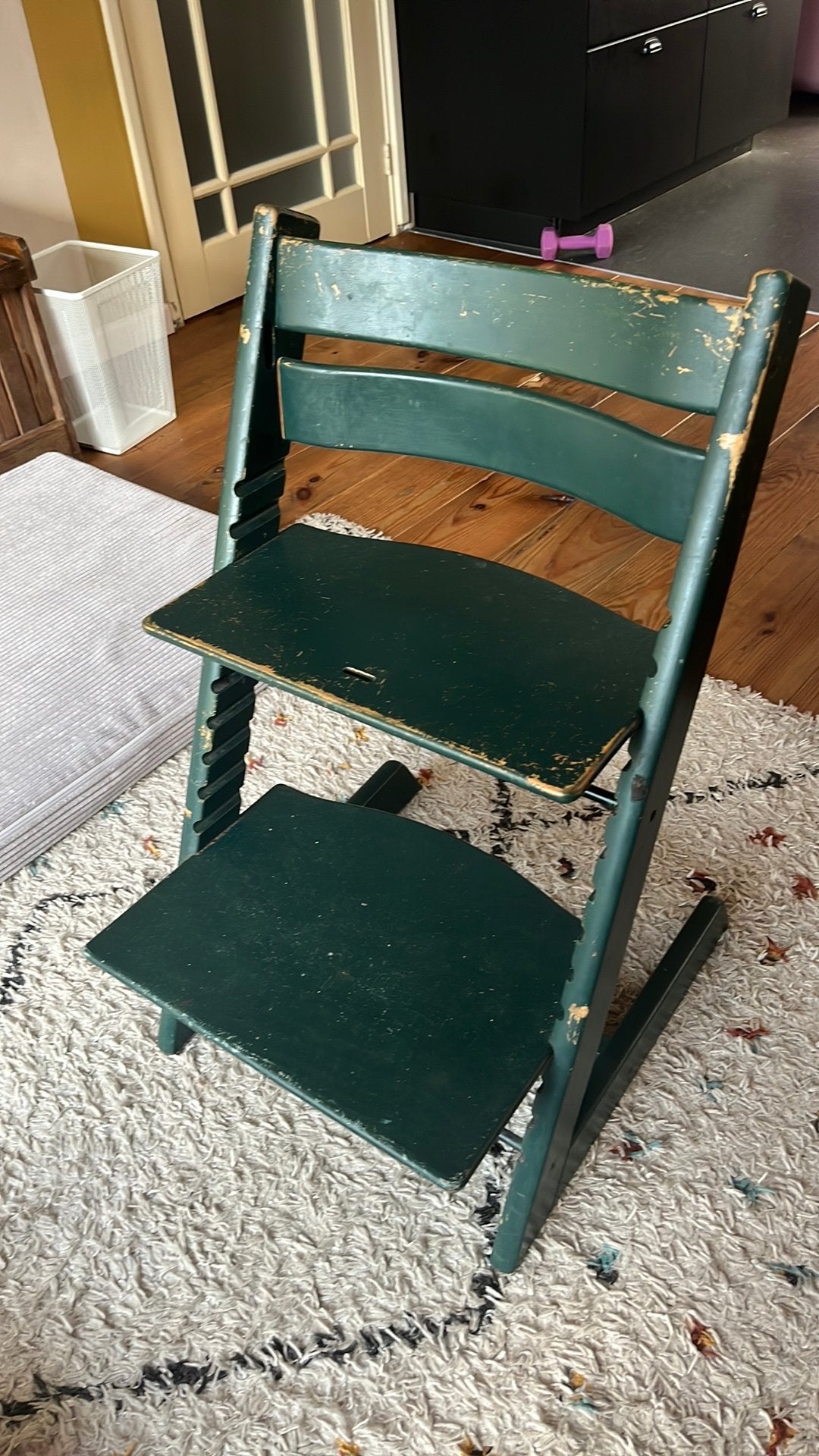 Tripp trapp meegroeistoel, Ophalen, Gebruikt, Meegroeistoel, Aanschuifbaar