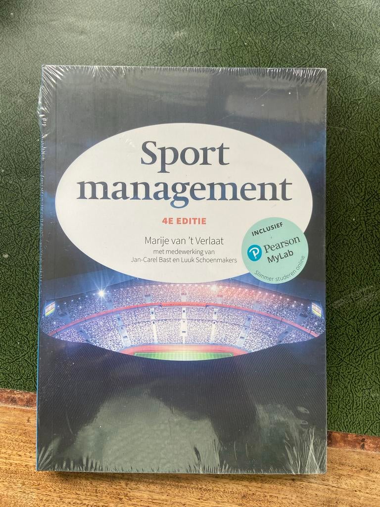 Sportmanagement 4e editie - Marije van 't Verlaat, Ophalen of Verzenden, Nieuw, Management