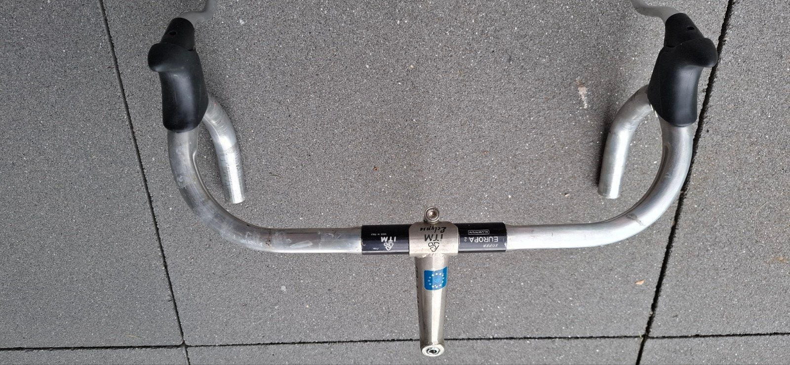 ITM Europa 2 Aluminium Racefiets Stuur met Remgrepen, Gebruikt, ITM, Stuur, Ophalen of Verzenden