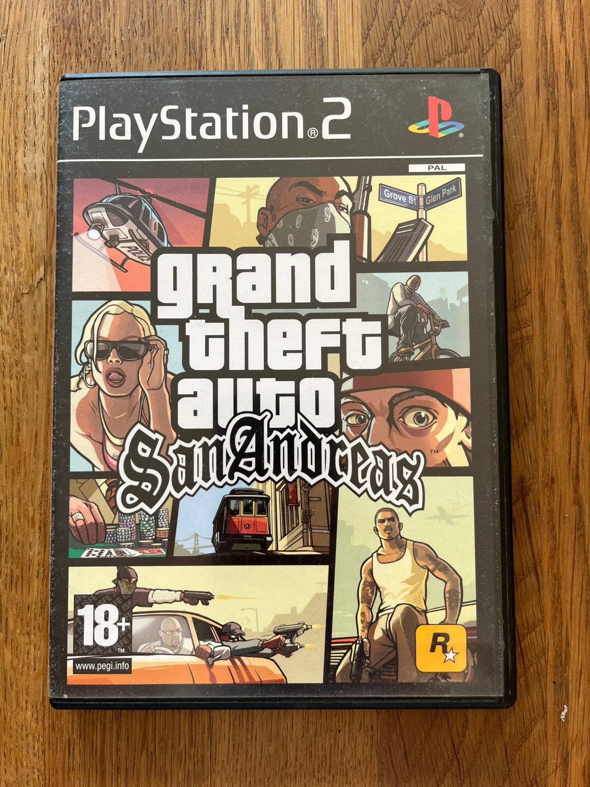 Grand Theft Auto GTA San Andreas PS2 Playstation 2, Spelcomputers en Games, Avontuur en Actie, Vanaf 18 jaar, 1 speler, Ophalen of Verzenden