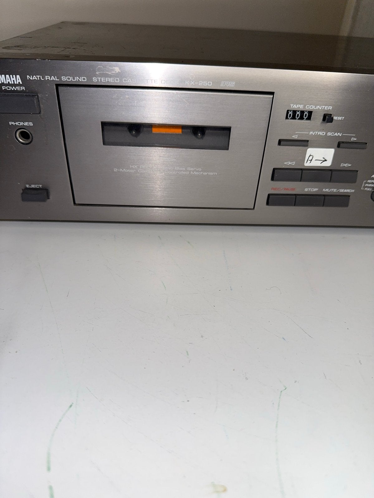 Yamaha KX-250 Stereo Cassette Deck, Ophalen of Verzenden, Enkel, Overige merken, Tape counter