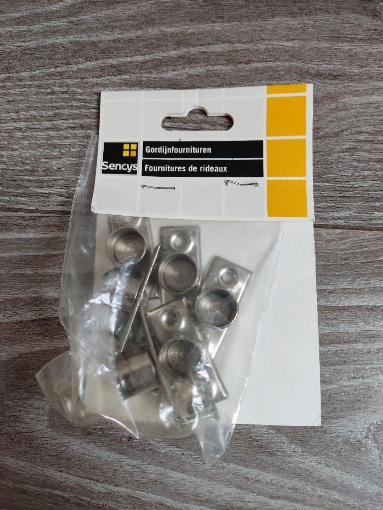 Zakje Sencys steunen voor gordijnroedes zilver 13 mm, Minder dan 50 cm, Overige kleuren, Nieuw, Ophalen of Verzenden