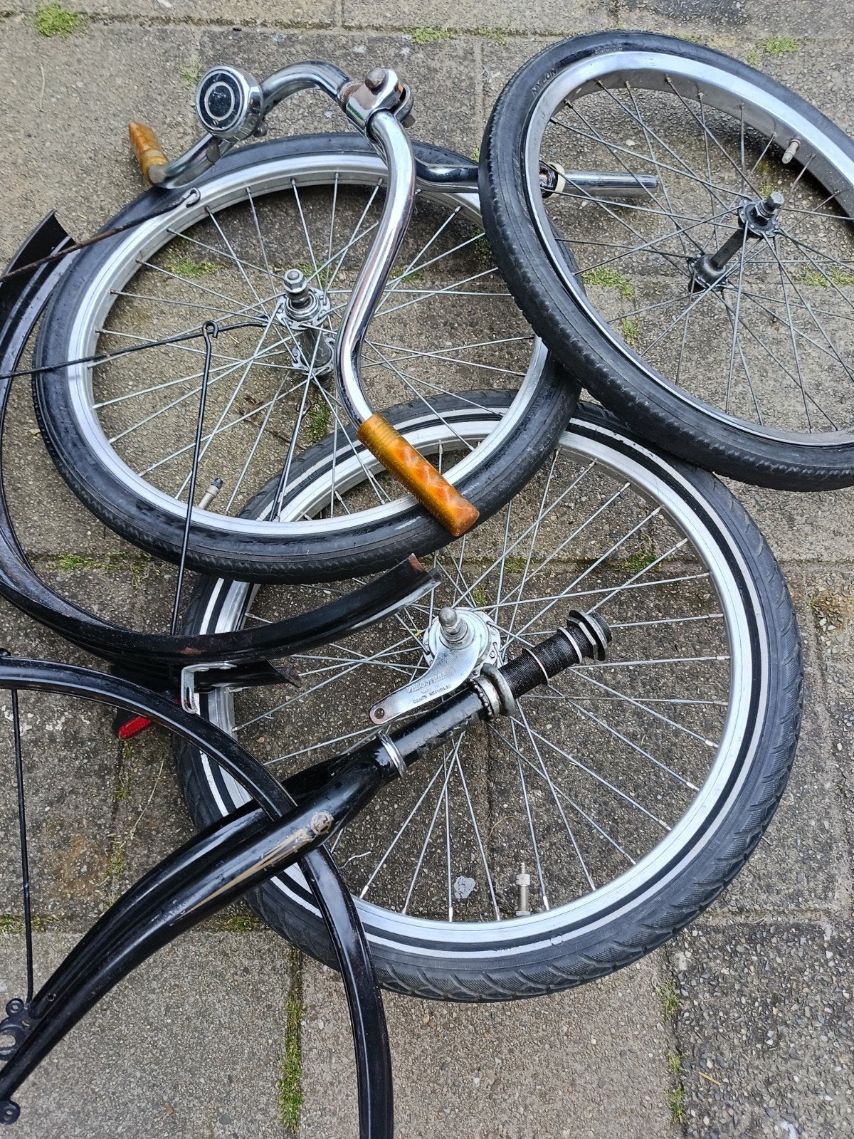 Fietsonderdelen, Ophalen, Staal