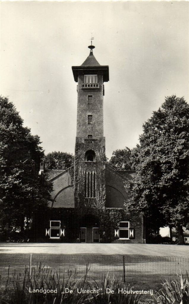 Landgoed De Utrecht - De Houtvesterij - gelopen, Ophalen of Verzenden, 1960 tot 1980, Gelopen, Noord-Brabant