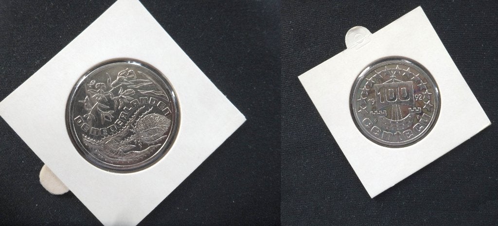 100 Centecu Der Nederlanden, Ophalen of Verzenden, Koningin Beatrix, Losse munt