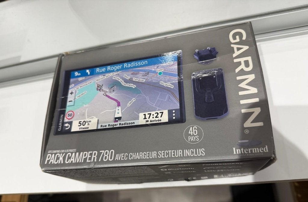 Garmin Camper 780, Ophalen, Zo goed als nieuw