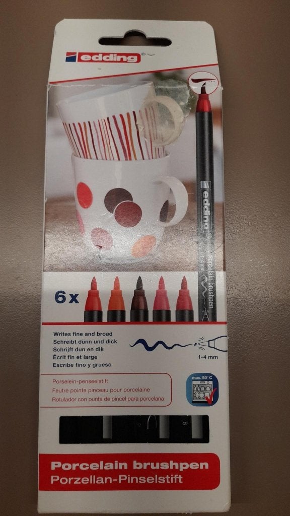 Porselein Stiften, Overige thema's, Overige typen, Meerkleurig, Ophalen of Verzenden