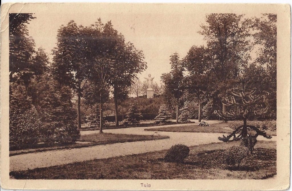 Q9 Ansichtkasart  retraitehuis st clemens noordwijkerhout, Ophalen of Verzenden, 1920 tot 1940, Gelopen, Noord-Brabant