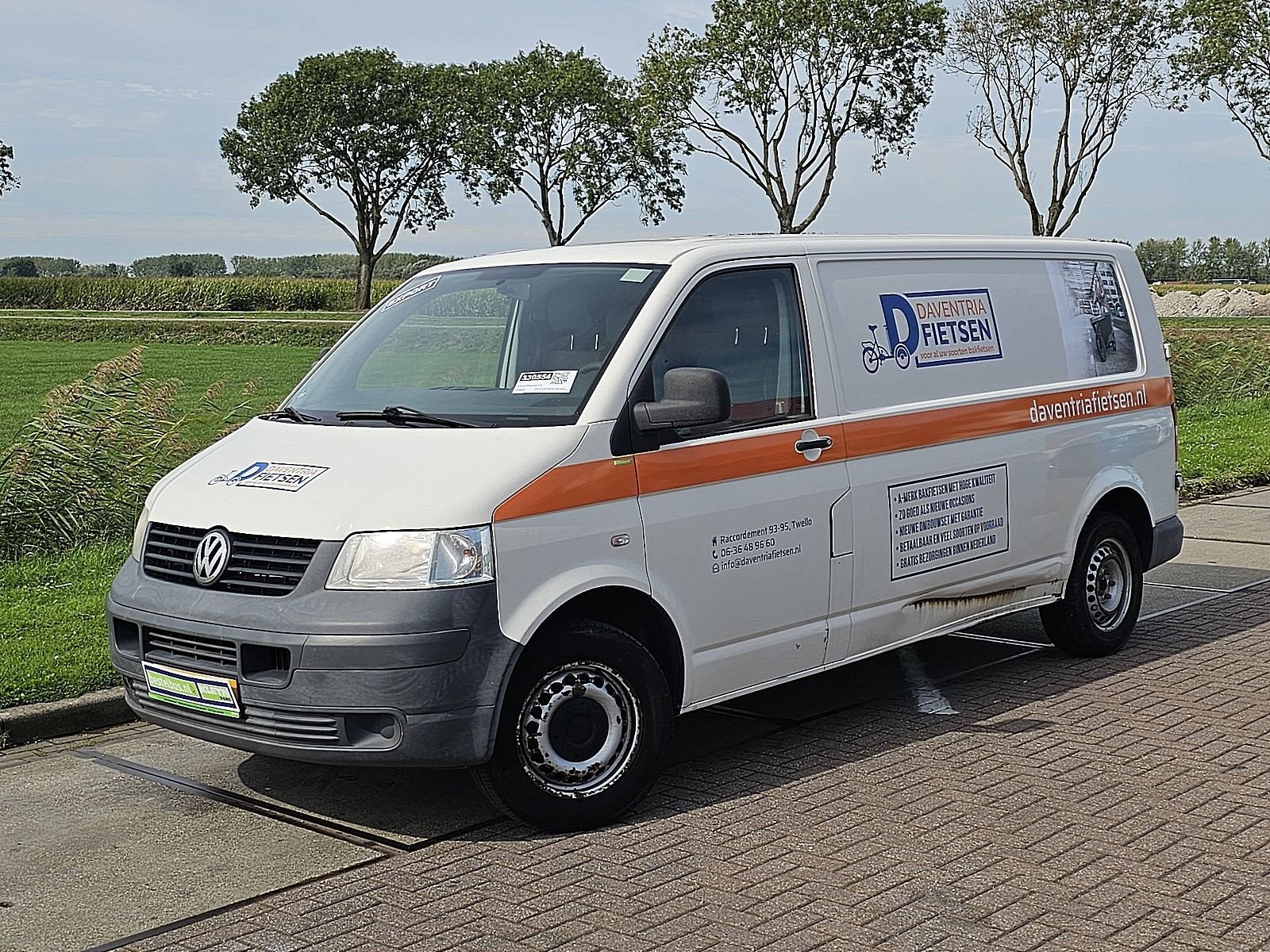 VOLKSWAGEN TRANSPORTER 1.9TDI l1 airco, trekhaak, Auto's, Gebruikt, Volkswagen, Wit, Bedrijf