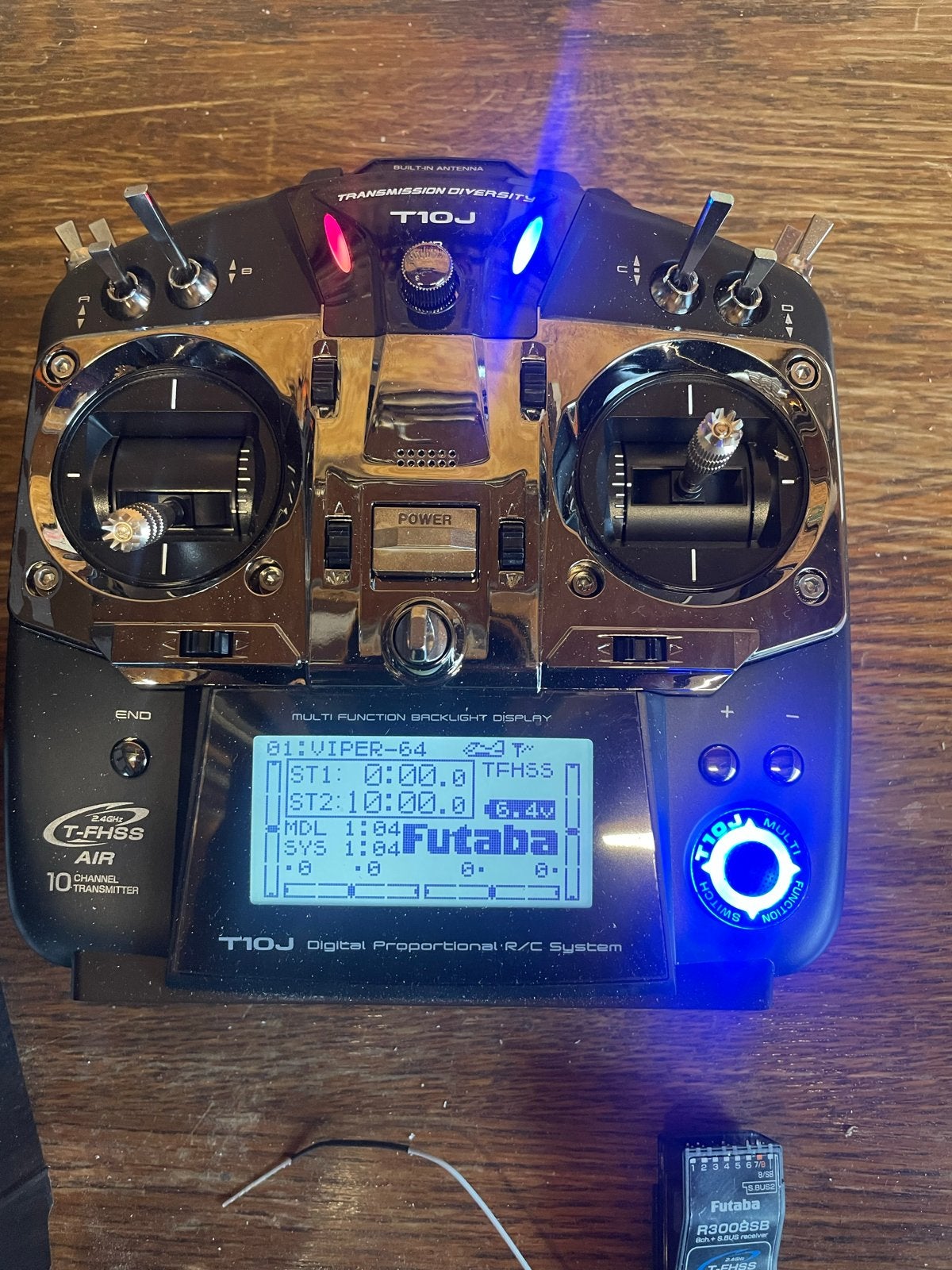 Fonkel nieuw!! Futaba T10J 10-kanaals zender met ontvanger, Hobby en Vrije tijd, Modelbouw | Radiografisch | Overige, Ophalen of Verzenden