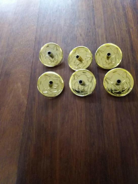 6 Gouden Sonic Spinners, Ophalen of Verzenden, Gebruikt, Jongen of Meisje