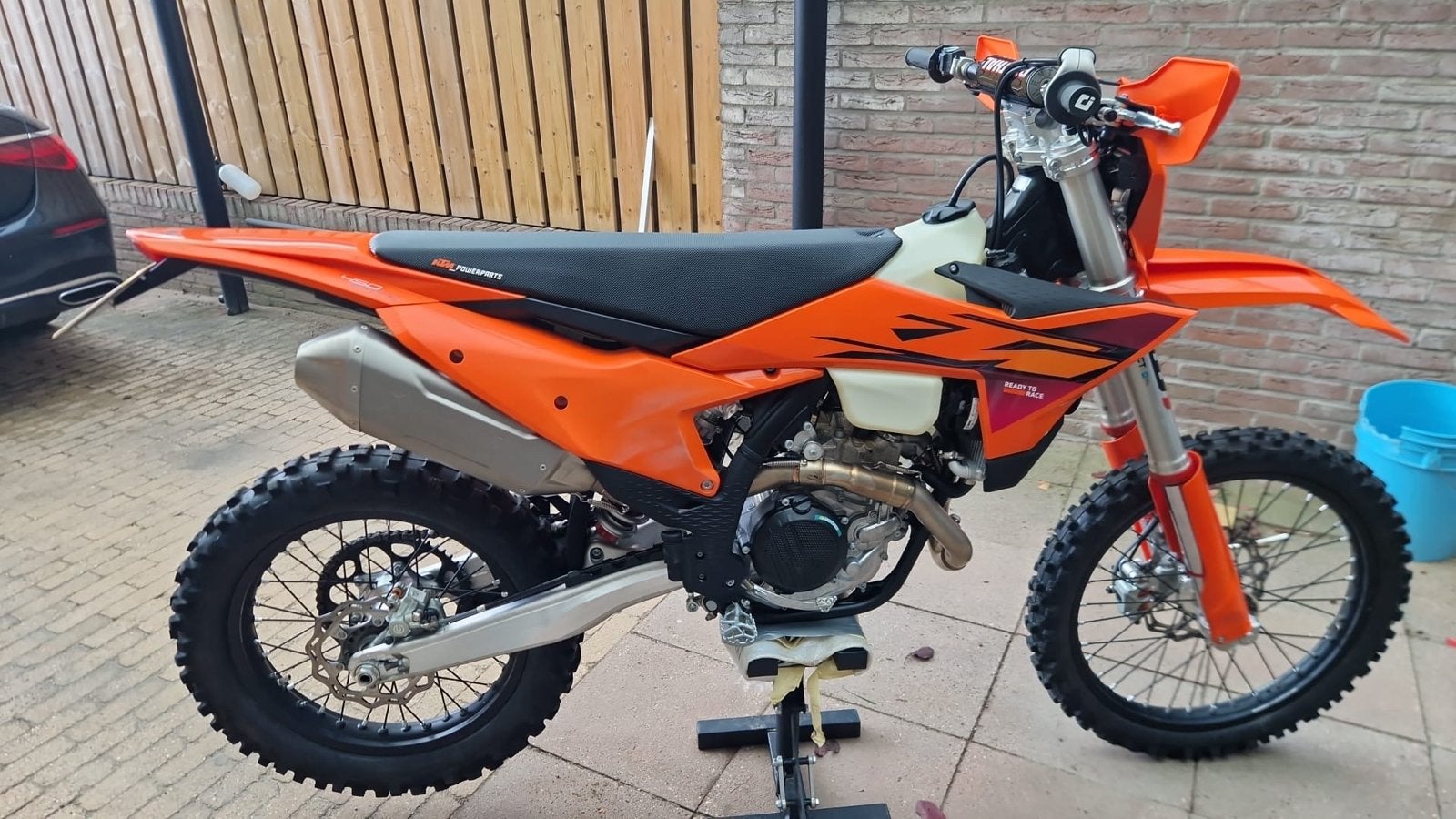 KTM EXC 450 2026, Akrapovic, 6u gelopen!, Motoren, Sportuitlaat, Gebruikt, Particulier, Enduro