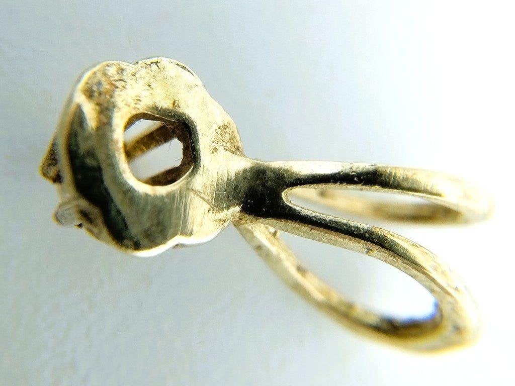 Gouden solitairhanger met diamantje (0.005ct), Gebruikt, Info@zilverwebsite.nl, Verzenden, Zilverwebsite.nl