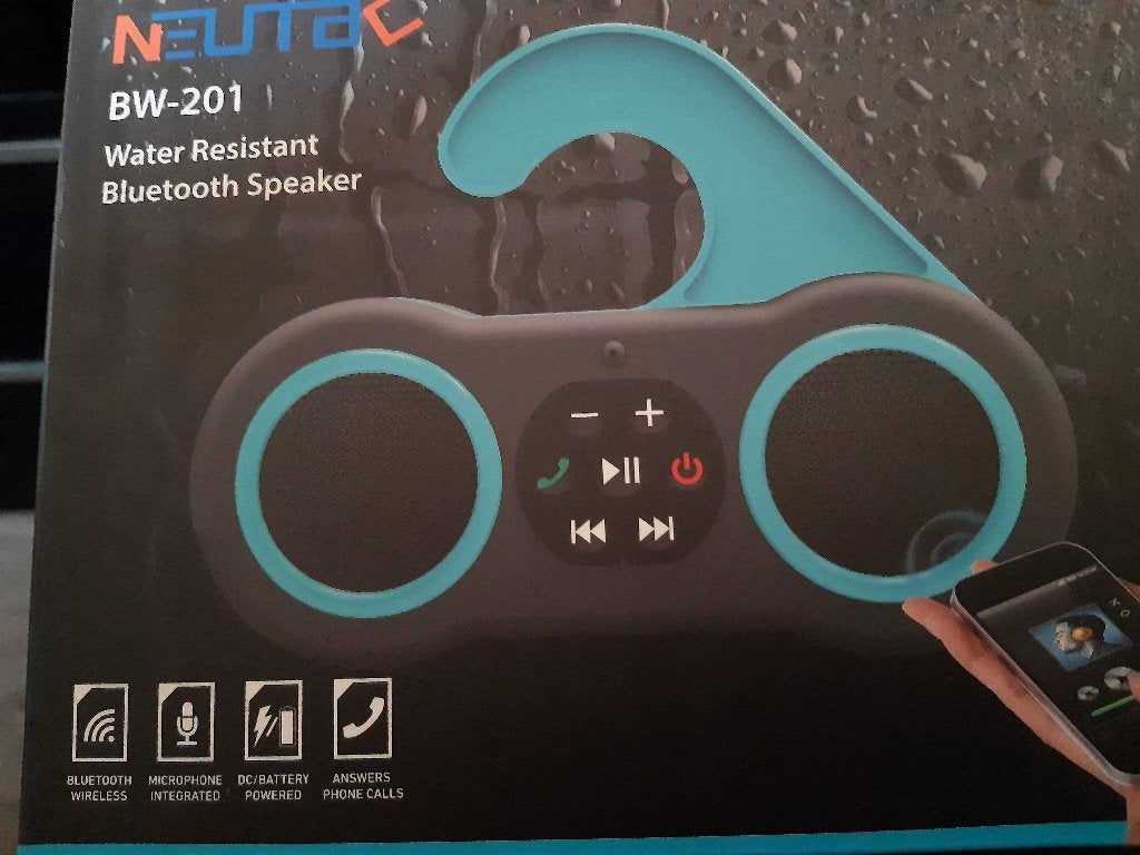 Nieuwe Neutac Bluetooth Speaker voor bad of douche, Overige merken, Overige typen, Nieuw, Ophalen of Verzenden