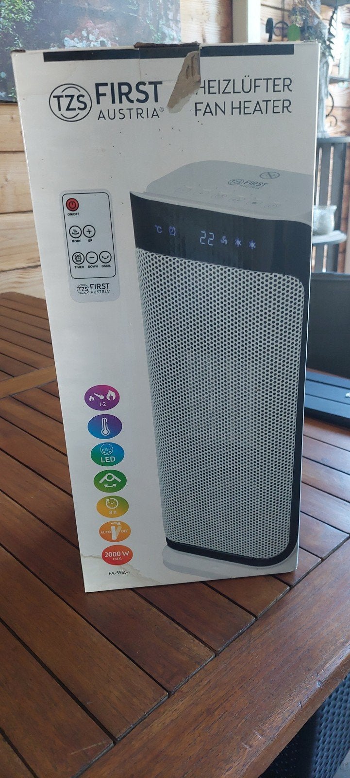 Keramische Ventilator Kachel 2000W, Ophalen, 30 tot 80 cm, Kachel, Minder dan 60 cm