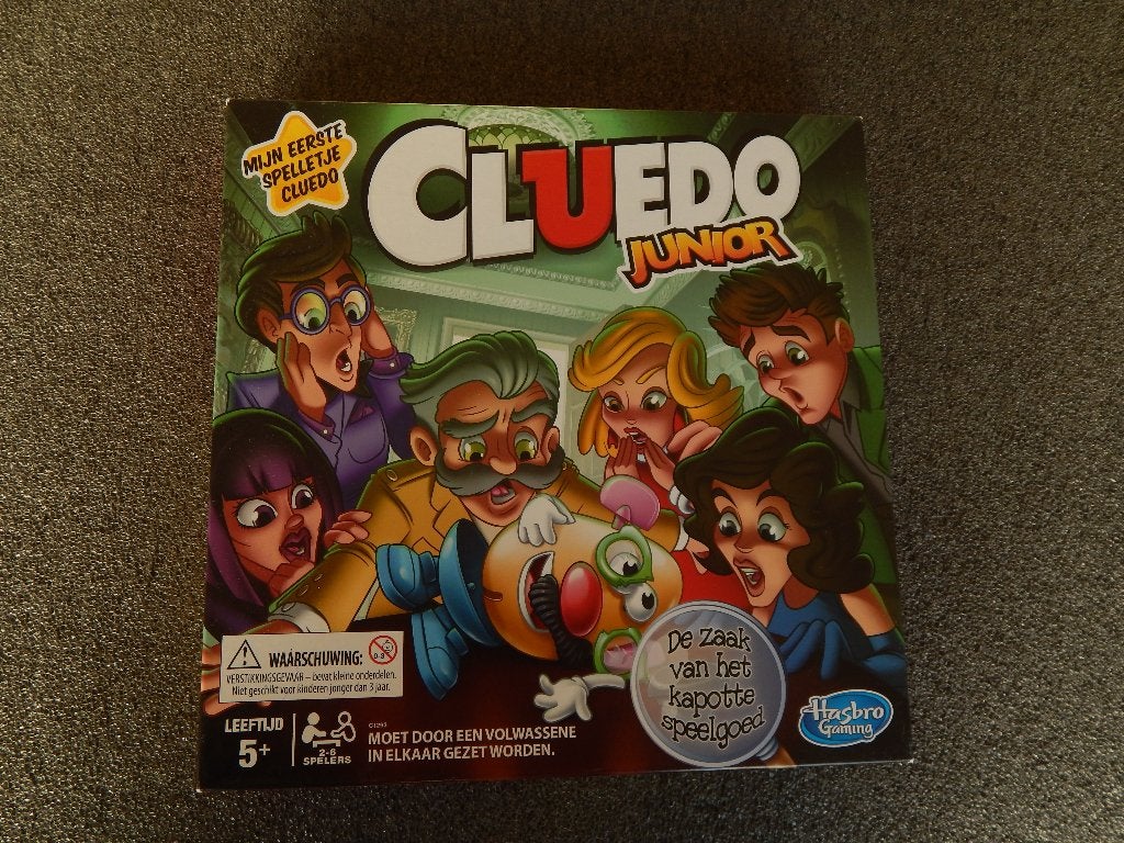 Cluedo junior, Vijf spelers of meer, Ophalen of Verzenden, Zo goed als nieuw, Hasbro