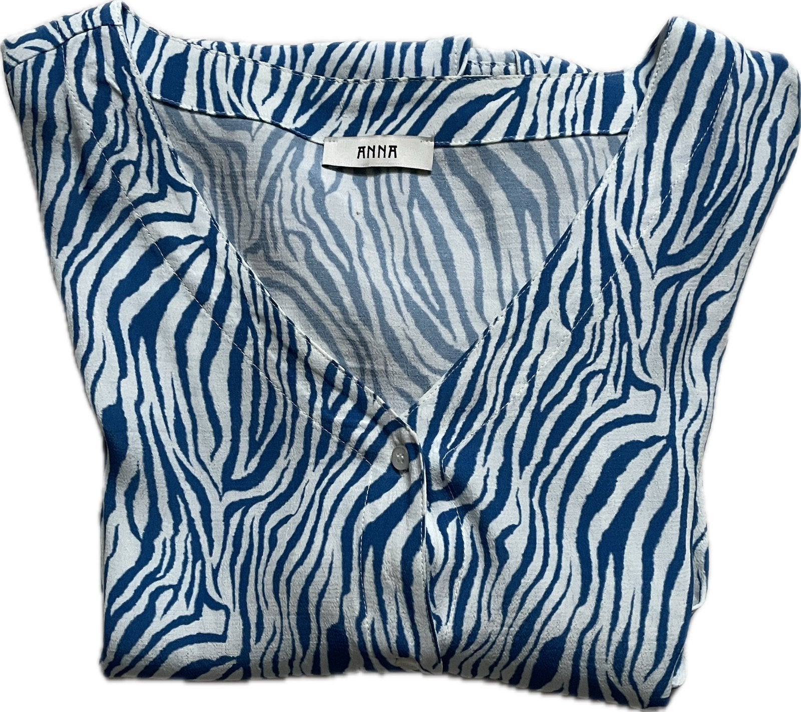 Blouse Anna van Thoor, Verzenden, Zo goed als nieuw, Maat 38/40 (M), Blauw