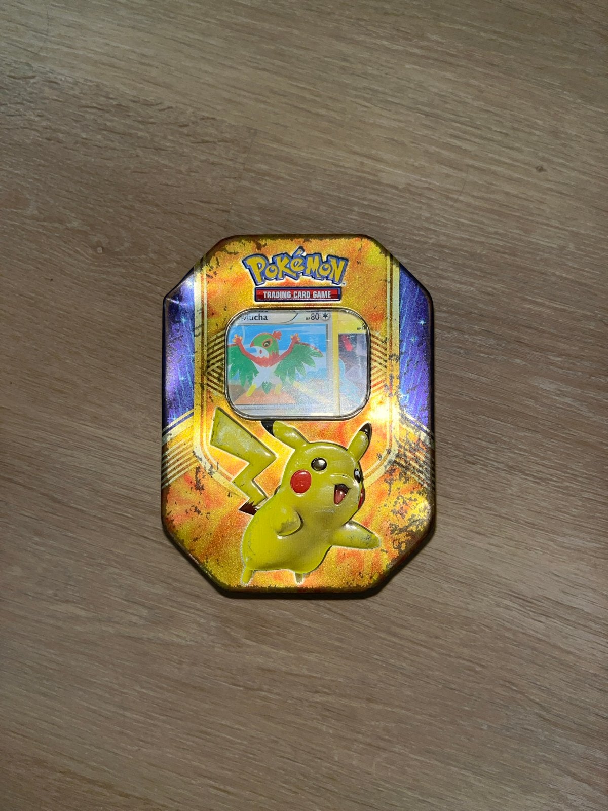 Pokémon Trading Card Game Pikachu Tin Box, Ophalen of Verzenden, Gebruikt, Overige typen