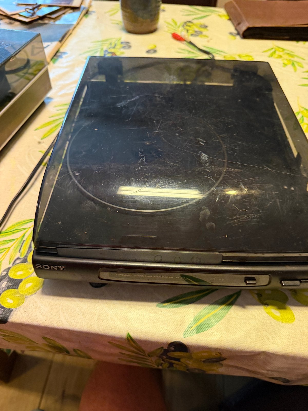 Sony PS-J10 Automatische Stereo Platenspeler, Gebruikt, Automatisch, Ophalen of Verzenden, Platenspeler