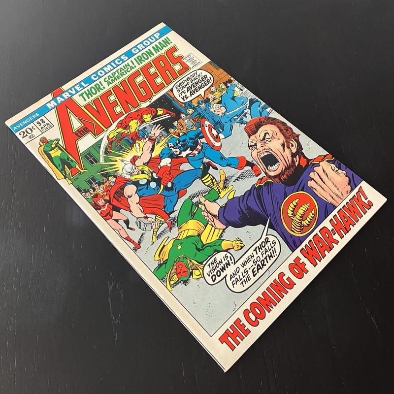 Avengers Vol.1 #98 (1972) VF+ (8.5), Boeken, Strips | Comics, Eén comic, Amerika, Marvel Comics, Ophalen of Verzenden