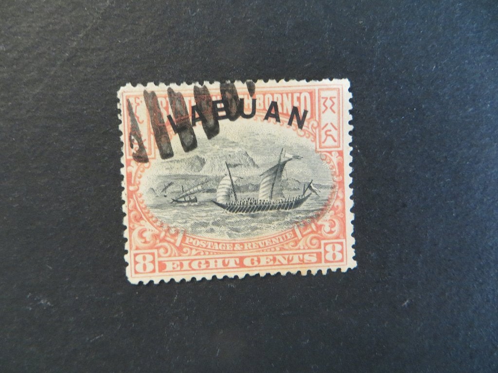 A05388: Labuan  8 c, Ophalen of Verzenden, Oost-Azië