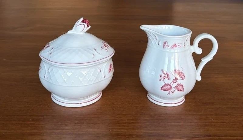 Villeroy & Boch Val Rouge roomstel, Ophalen of Verzenden, Zo goed als nieuw, Overige stijlen, Porselein