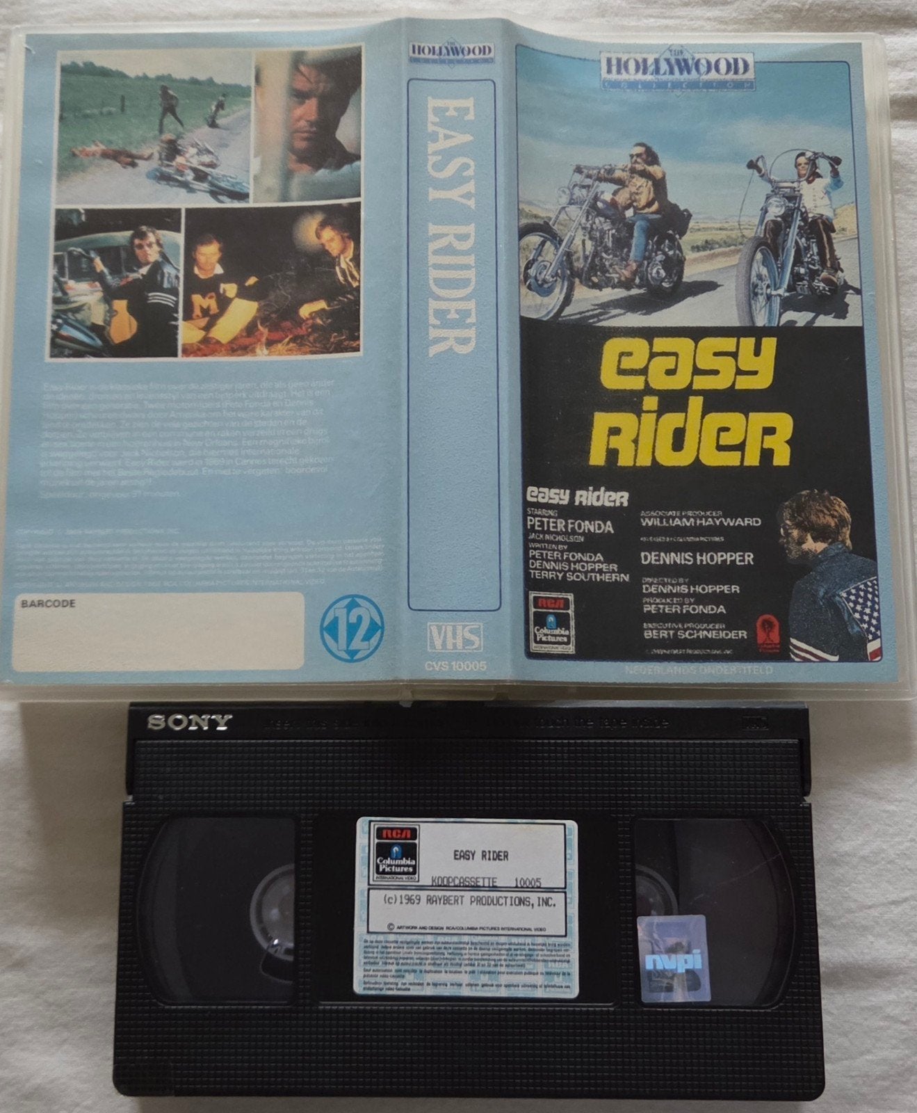Easy Rider VHS Actie, Cd's en Dvd's, Vanaf 16 jaar, Ophalen of Verzenden, Gebruikt, Actie en Avontuur