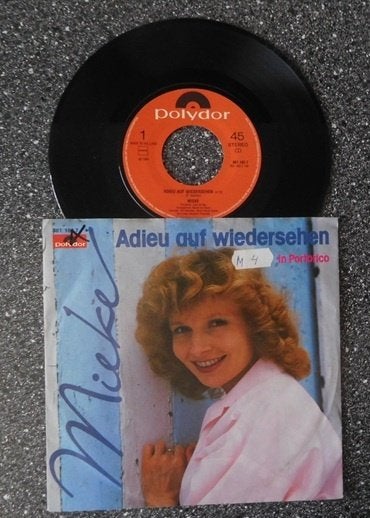 Mieke - adieu auf wiedersehen (vanaf € 2,00), Ophalen of Verzenden, Zo goed als nieuw, 7 inch, Levenslied of Smartlap